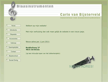 Tablet Screenshot of blaasinstrumentenbreda.nl